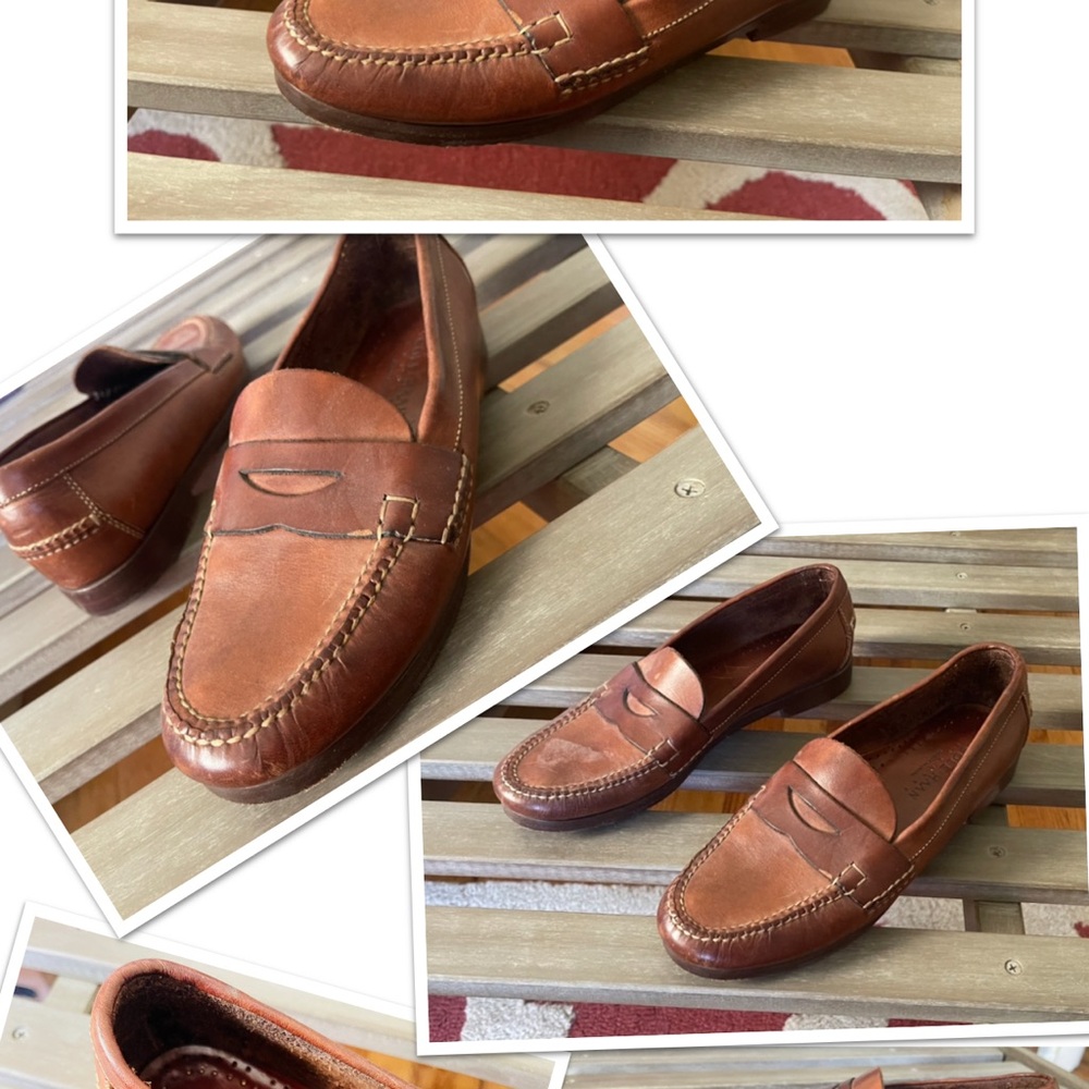 Cole Haan Tan Leather Loafers